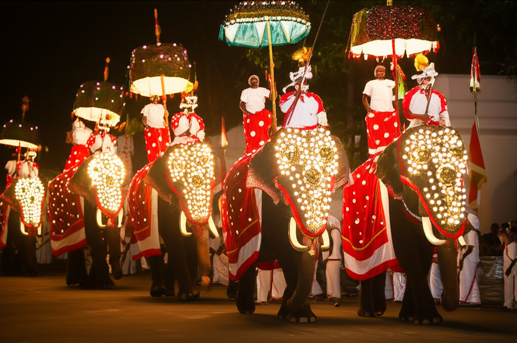 හැමෝම බලන් හිටපු ඇසළ මංගල්යයේ පළමු රන්දෝලි පෙරහර අද