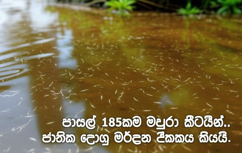 පාසල් 185කම මදුරු කීටයින්.. ජාතික ඩෙංගු මර්දන ඒකකය කියයි.