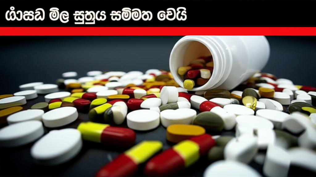 ඖෂධ මිල සූත්රය සම්මත වෙයි