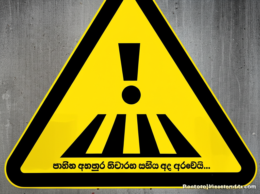 ජාතික අනතුරු නිවාරණ සතිය අද ඇරඹෙයි...
