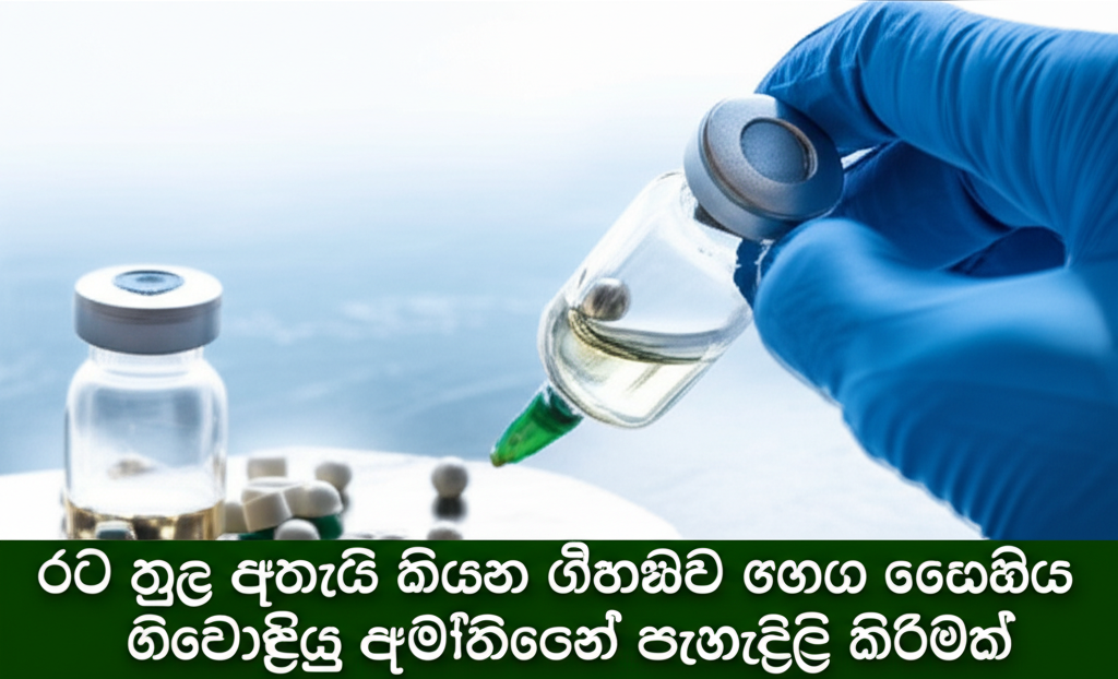 රට තුළ ඇතැයි කියන ඖෂධ හිඟය ගැන සෞඛ්ය නියොජ්ය ඇමතිගෙන් පැහැදිලි කිරිමක්