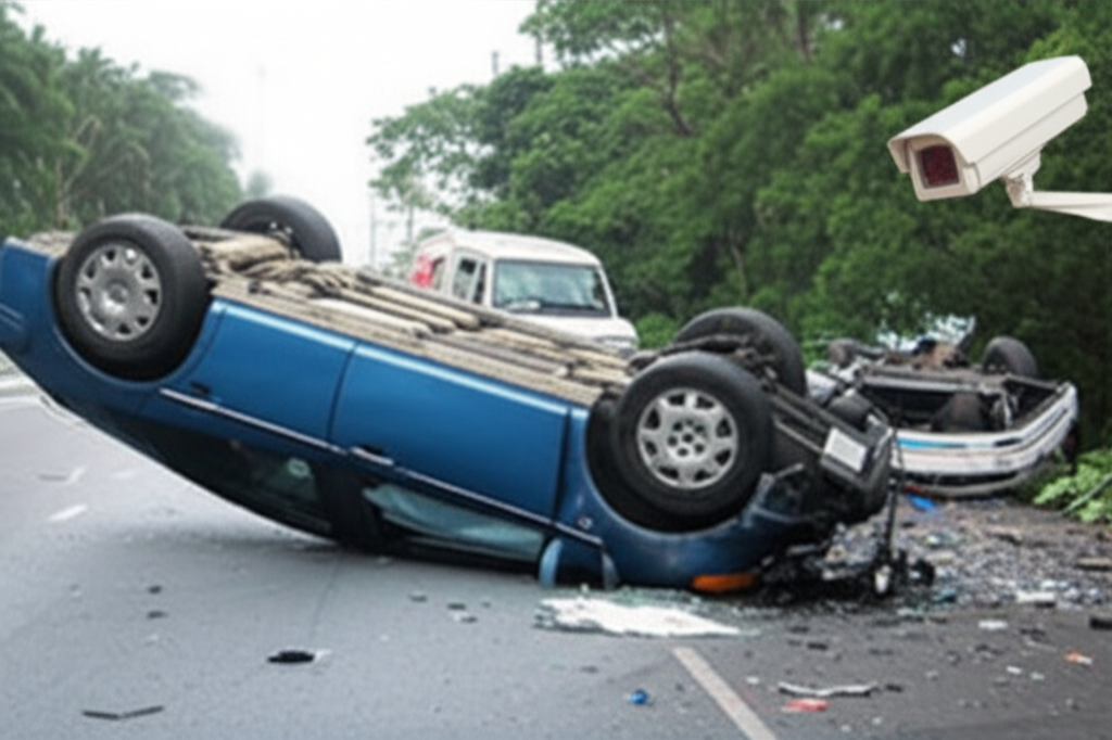 හොරණ බිහිසුණු අනතුර - CCTV සහිතයි