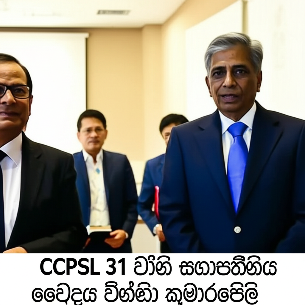 CCPSL 31 වැනි සභාපතිනිය වෛද්ය වින්ධ්යා කුමාරපේලි