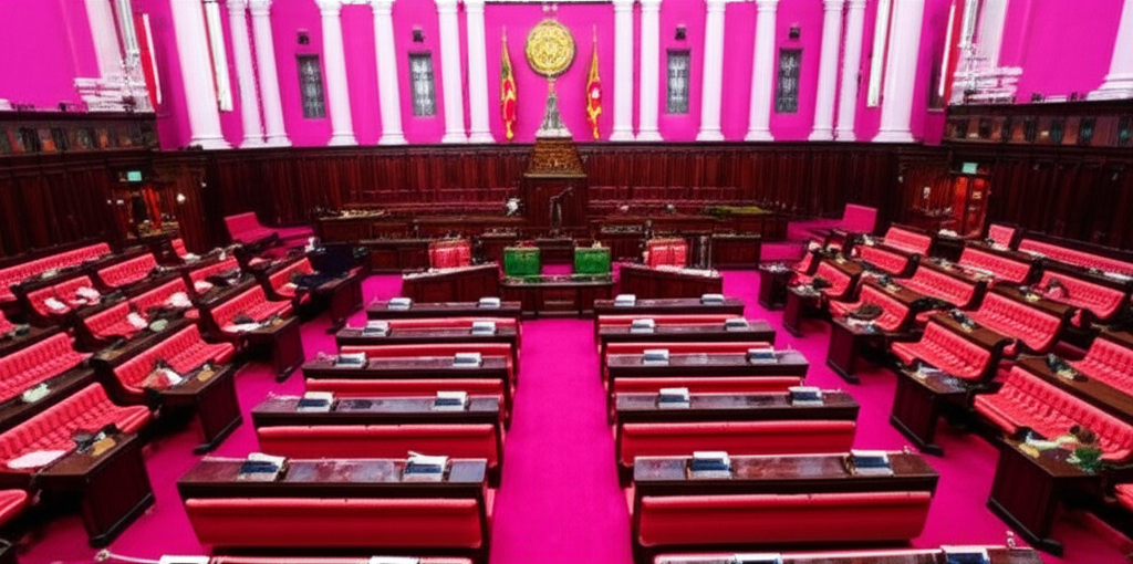 කාන්තාවන් වෙනුවෙන් පාර්ලිමේන්තුව රෝස පැහැ ගැන්වෙයි