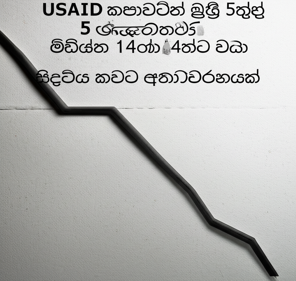 USAID කප්පාදුවෙන් ඉදිරි වසර 5 තුළ තවත් මරණ මිලියන 14කට වඩා සිදුවිය හැකි බවට අනාවරණයක්
